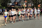 Womens Under-17s 5k, 2022 Northern 12 and 6 Stage Road Relays,  Birkenhead Park, Birkenhead, Wirral.  Photo: David T. Hewitson/Sports for All Pics